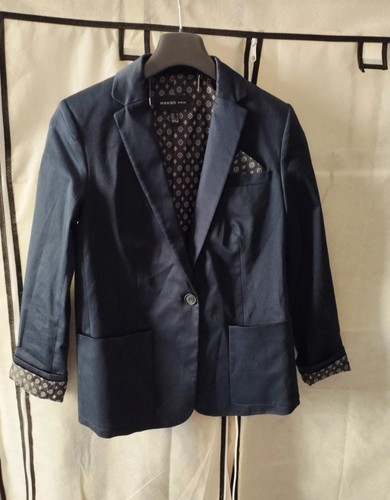 Blazer donna mango blu - blazer,
