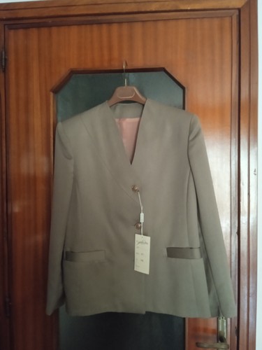 Giacca tailleur beige - , con
