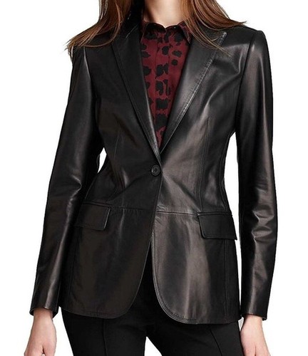 Giacca blazer donna vera - , pelle