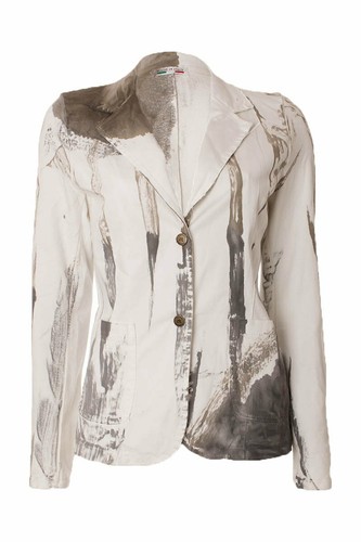 Giacca bianca donna - , pennellate
