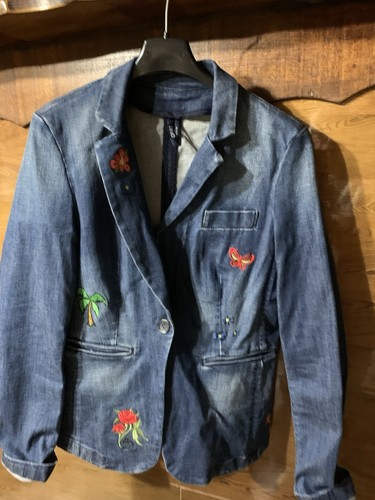 Liu blazer donna denim - denim, blu