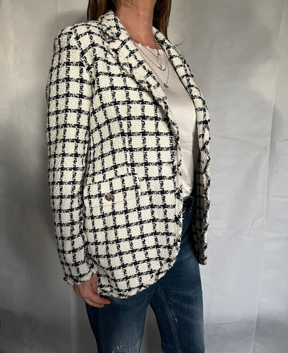 Giacca blazer tweed - giacca,