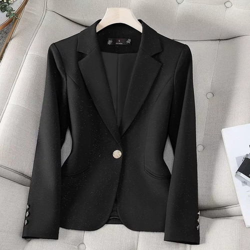 Blazer nero donna slim fit - donna,